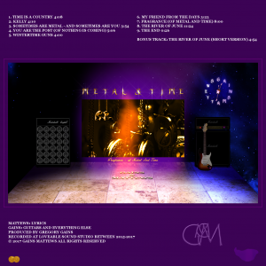 Back Cover Metal & Time